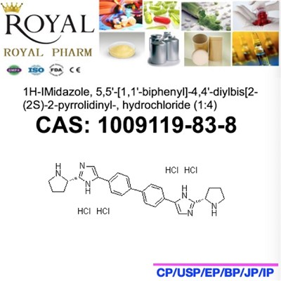 1H-IMidazole, 5,5''-[1,1''-biphenyl]-4,4''-diylbis[2-(2S)-2-pyrrolidinyl-, Hydrochloride (1:4)