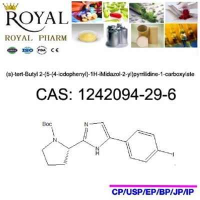 (s)-tert-Butyl 2-(5-(4-iodophenyl)-1H-iMidazol-2-yl)pyrrilidine-1-carboxylate