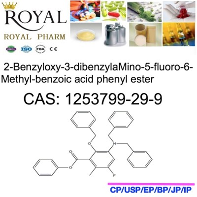 2-Benzyloxy-3-dibenzylaMino-5-fluoro-6-Methyl-benzoic Acid Phenyl Ester