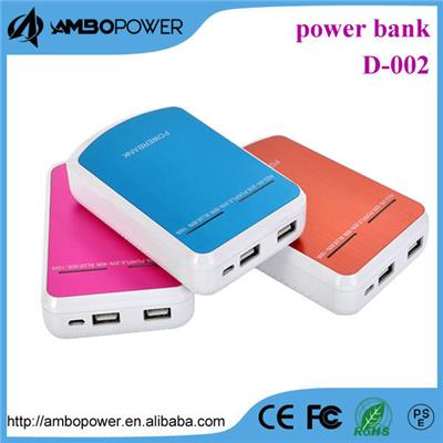 2 USB Power Bank 10400mah