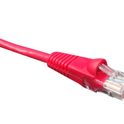 UTP Cat.5e Patch Cord Cap Molded Boot Red Color