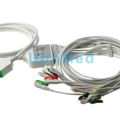  GE Compatible EKG Trunk Cable