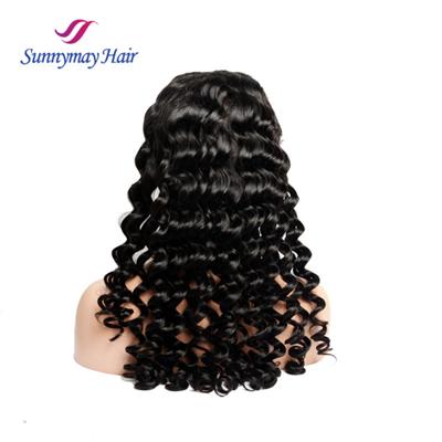 Premium High Grade Loose Curly Brazilian Hair Lace Front Wig Human Hair Lace Wig In Stock