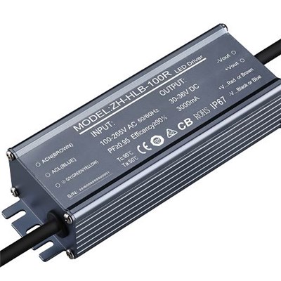 100w Ip67 Led Driver For High Bay Light