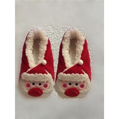 3D Santa Cozy Slipper Sock Gift For Christmas