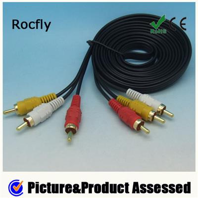3 RCA Cable Splitter