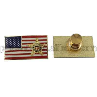 Custom American Flag Lapel Pin