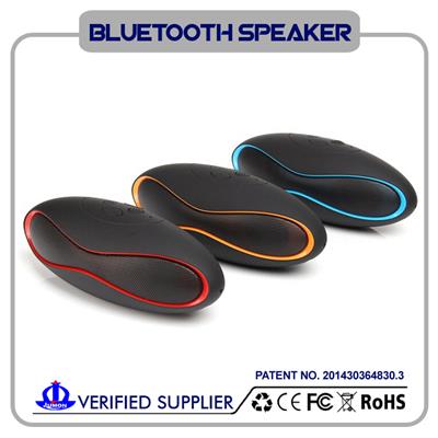New Mult-function Mini Football Portable Speaker Wireless Bluetooth Speaker Mic Super Bass FM Support USB TF Card For IPhone/HTC