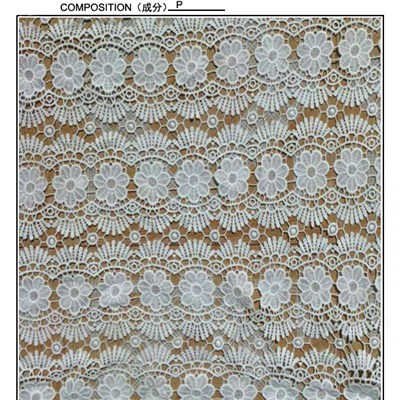 African White Cord Embroidery Lace Fabrics (S8123)