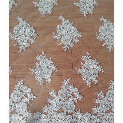 W9015 Chantilly Lace Wedding Gowns Lace Fabric .(W9015)
