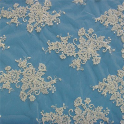 Lace Fabric For Wedding Lace Bridal Elegant Dress Fabric By The Yard . (W9035)