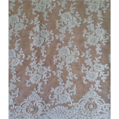 China Suppier Fashionable Bridal Lace Fabric (W9023)