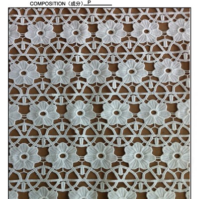 Guipure Leavers Design Chemical Lace Fabric (S8094)