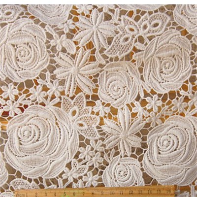 S8016 Wholesale Luxury Guipure Chemical Lace Fabric(S8016)