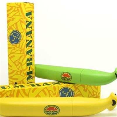 New Creative Anti-UV Sun & Rain Folding Umbrella Cute Portable Banana Umbrella (UM001)