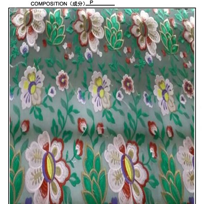 Multi Color Cotton African Guipure Lace Fabrics, Guipure Lace (S8046)