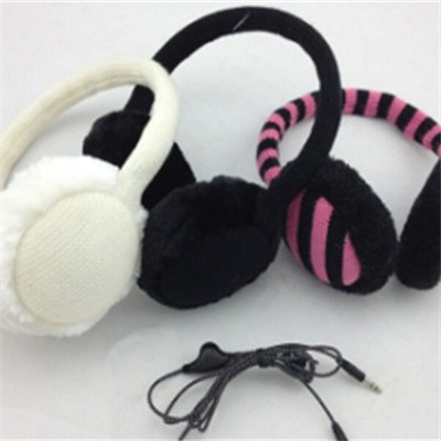 Fashion Warm Plush Toys Headphone（WH-009)
