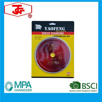 180mm Diamond Saw Blade For Wet Cutting For Tile