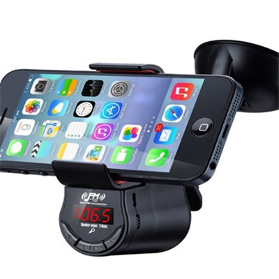 Car Mount Holder Charger Fm Transmitter Handsfree For IPhone 4 4S 5 5S & 5C( FM09)