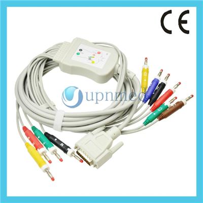 Nihon Kohden Compatible 10 Lead EKG Cable