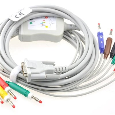 Edan Compatible 10 Lead EKG Cable