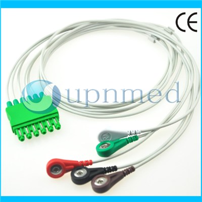 Draeger MS16231 MS16546 MS16547 Compatible ECG Leadwires