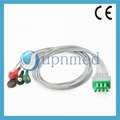  Mindray MS-6016 Compatible Telemetry ECG Lead Set
