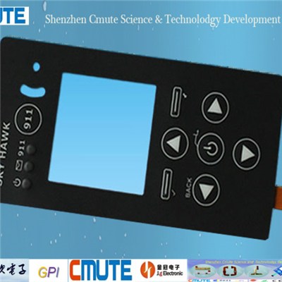 Clear Window Matte Finish Membrane Switch GPI-MS-003