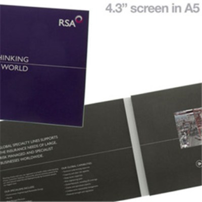 Slim LCD Video Brochure
