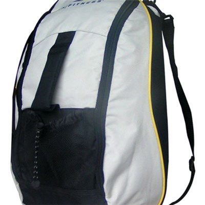 Black And Gray 600D Oxford Good Quality Sports Bag Backpack