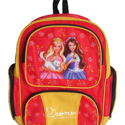 Micro-fiber Material School Backpack Girl''s Cute Lightweight Backpack
