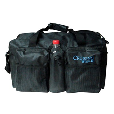 Travel Duffle Bag With Mesh Pocket & Bottle Holder