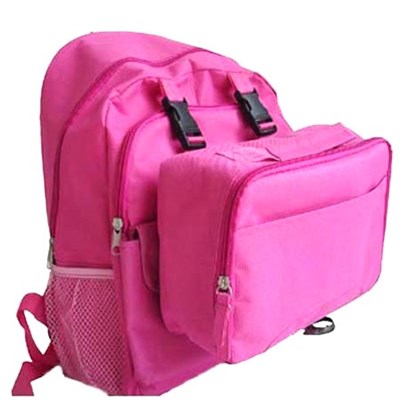 School Backpack Attached With Detachable Lunch Box