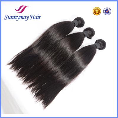 Wholesale Human Hair Bundle, 6A Grade 100% Unprocessed Virgin Malaysian Straight Hair