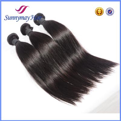 Top Quality Factory Price Human Hair Straight 100% Peruvian Virgin Hair Weft