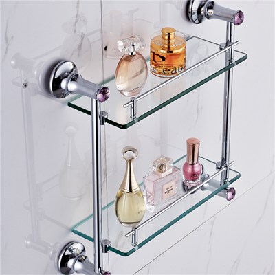 Vanity Glass Shelf For Cosmetics