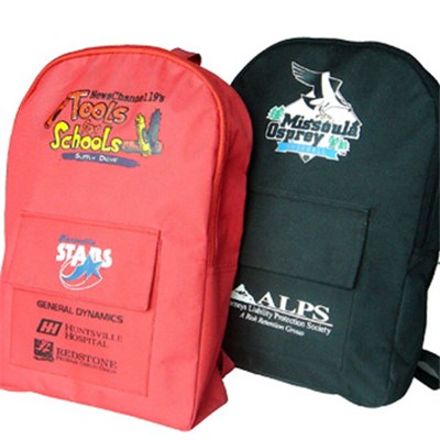 Polyester School Backpack With Printing Pattern