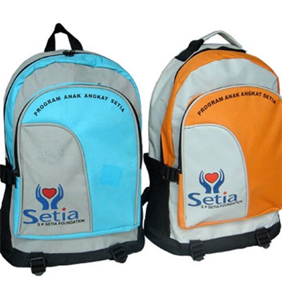 Polyester School Backpack With Custom Logo