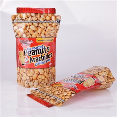 Peanuts Packaging Bag With Zipper And Special Shape