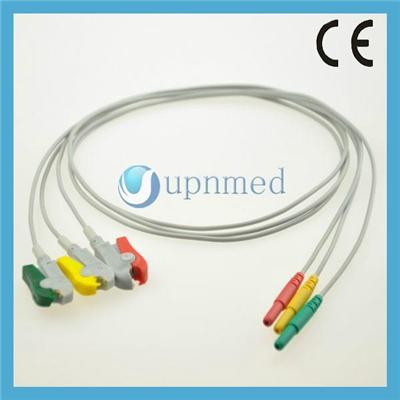 Din Type ECG Lead Wire Sets