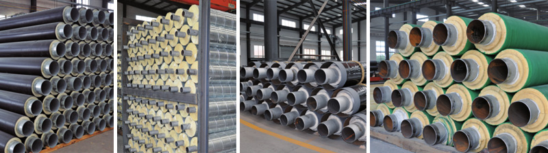 Prefabricated buried insulation pipe of WBR series