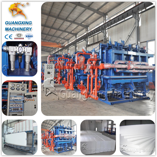 CE Certificated Air Cooling Guangxing Tech Automatic EPS Block Machine