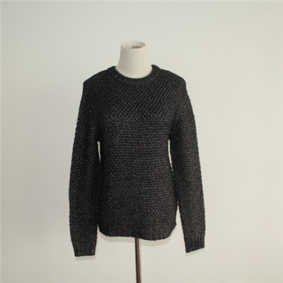 Casual Crew Neck Knitted Sweater Design For Women