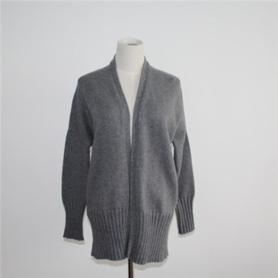Sweater Coat For Women Jumper Plain Knitted Cardigan