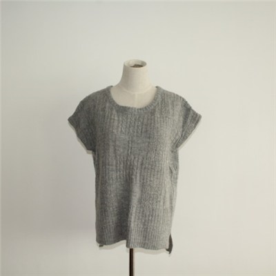 Women's Sleeveless Cable Knitted Sweater