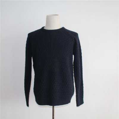 Latest Pattern Designs For Men Crew Neck Pullover Sweater