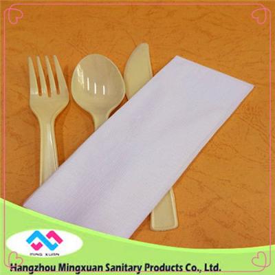 Disposable Fast Food Restaurant Hotel Automatic Chinese Hot Airline Paper Tissue Napkin Fork Spoon Packing