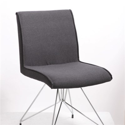 Low Back Fabric Dining Chair