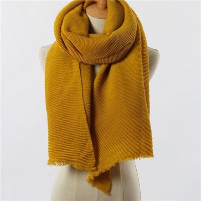 Latest design Acrylic solid color woven lady scarf manufacturers