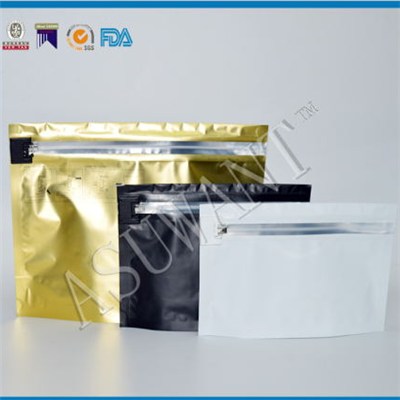 FDA & ASTM Approvable Child Proof Bag with a Childproof Ziplock Made in China for Medical Marijuana Industry Use Packaging